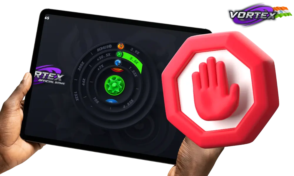 Vortex game ensures responsible gaming for its players