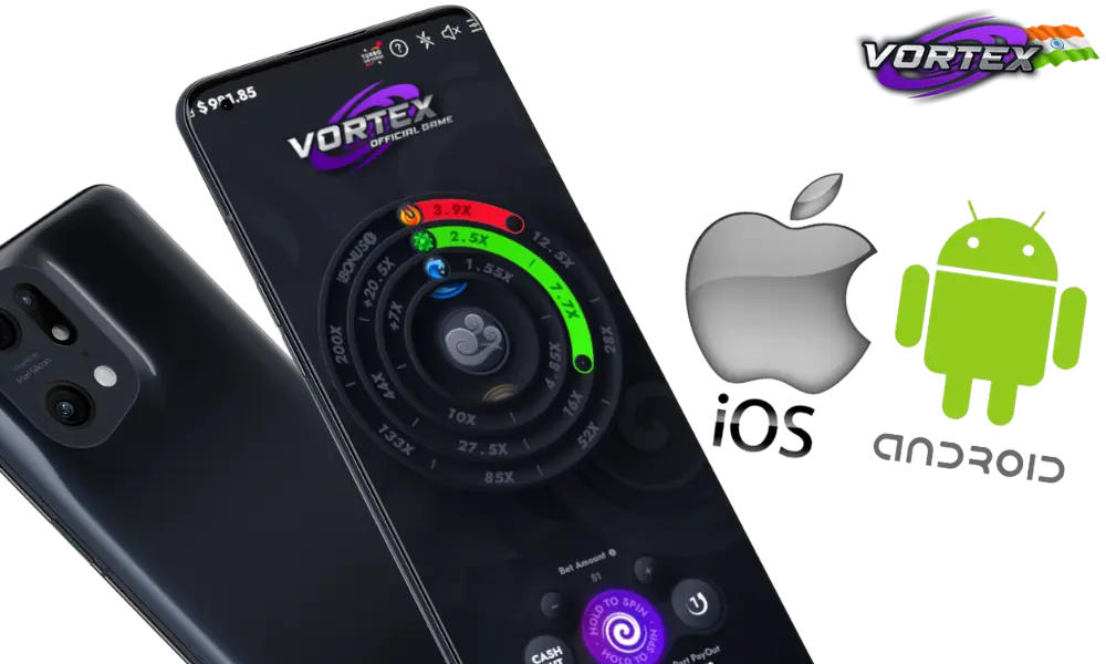 Application for playing the Vortex game